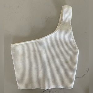 Aritzia Babaton Sculpt Knit One Shoulder top